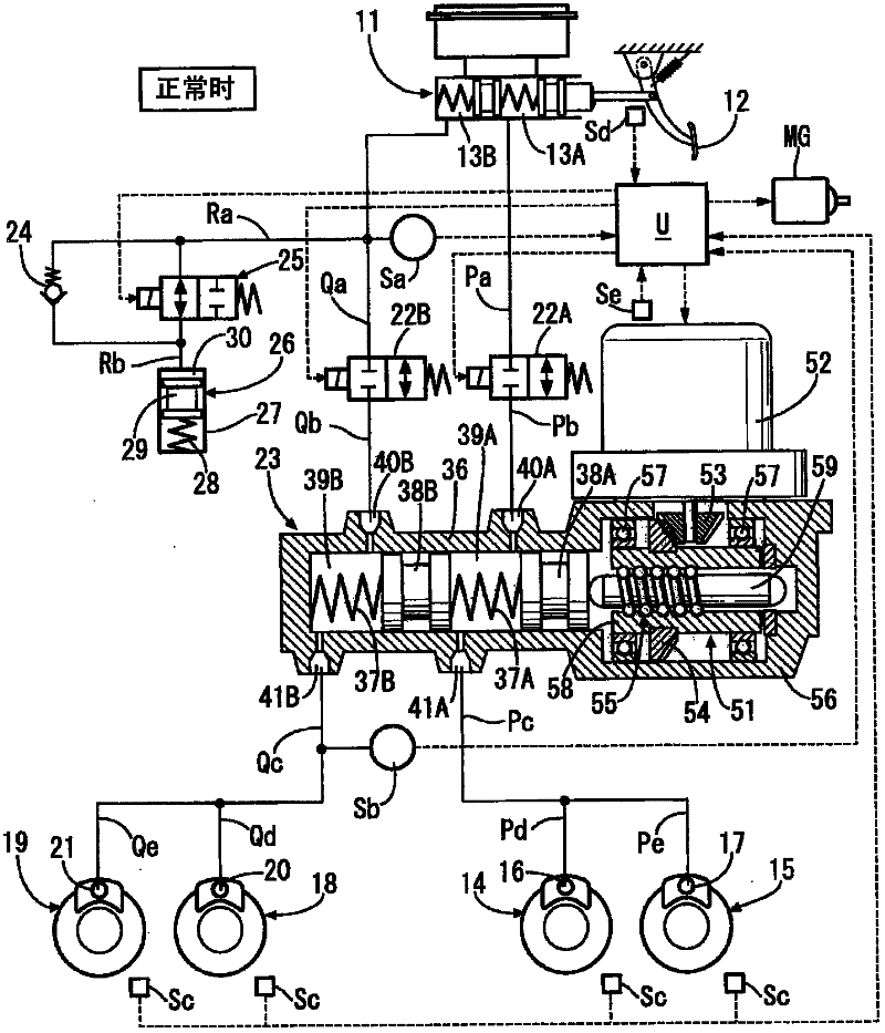 Vehicle braking device