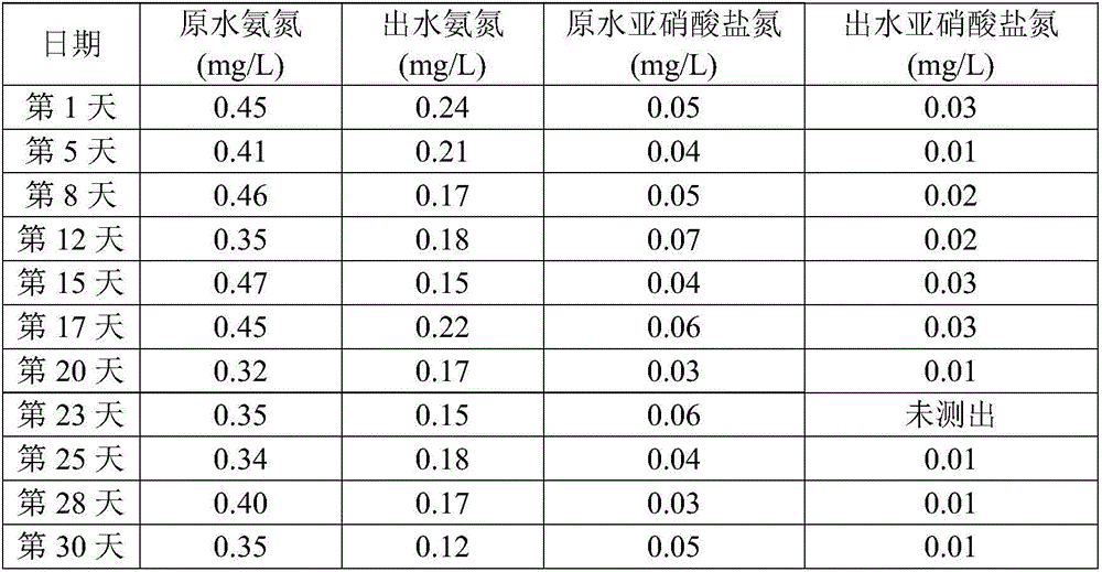 Preparation method of water body denitrification material