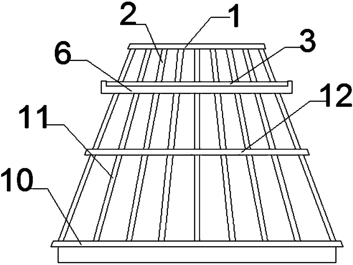 Limited hook bag cage