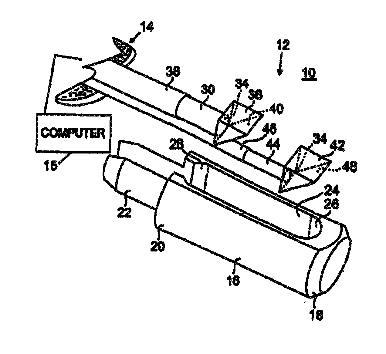 Catheter Probe Arrangement for Tissue Analysis by Radiant Energy Delivery and Radiant Energy Collection