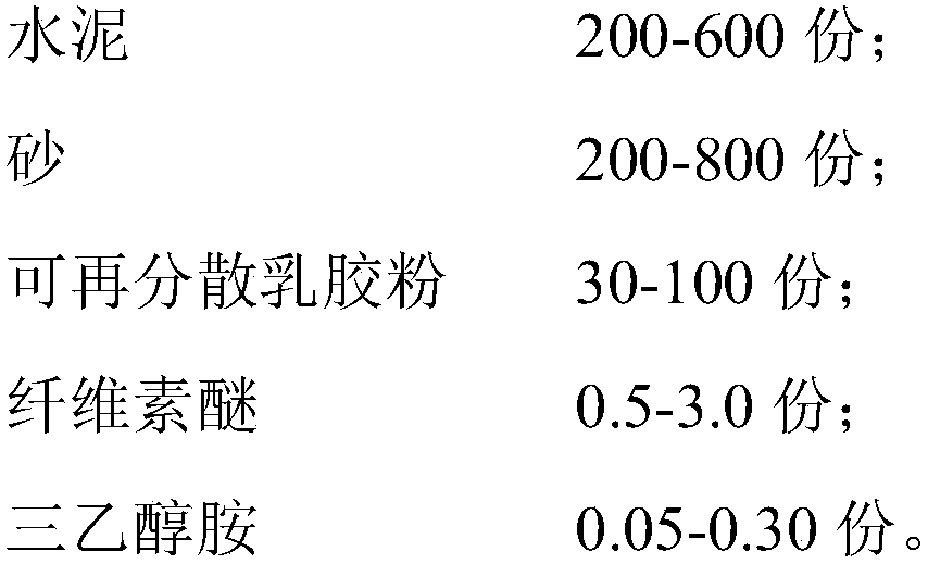 Interface agent for steel structure inner wall with anticorrosive coating