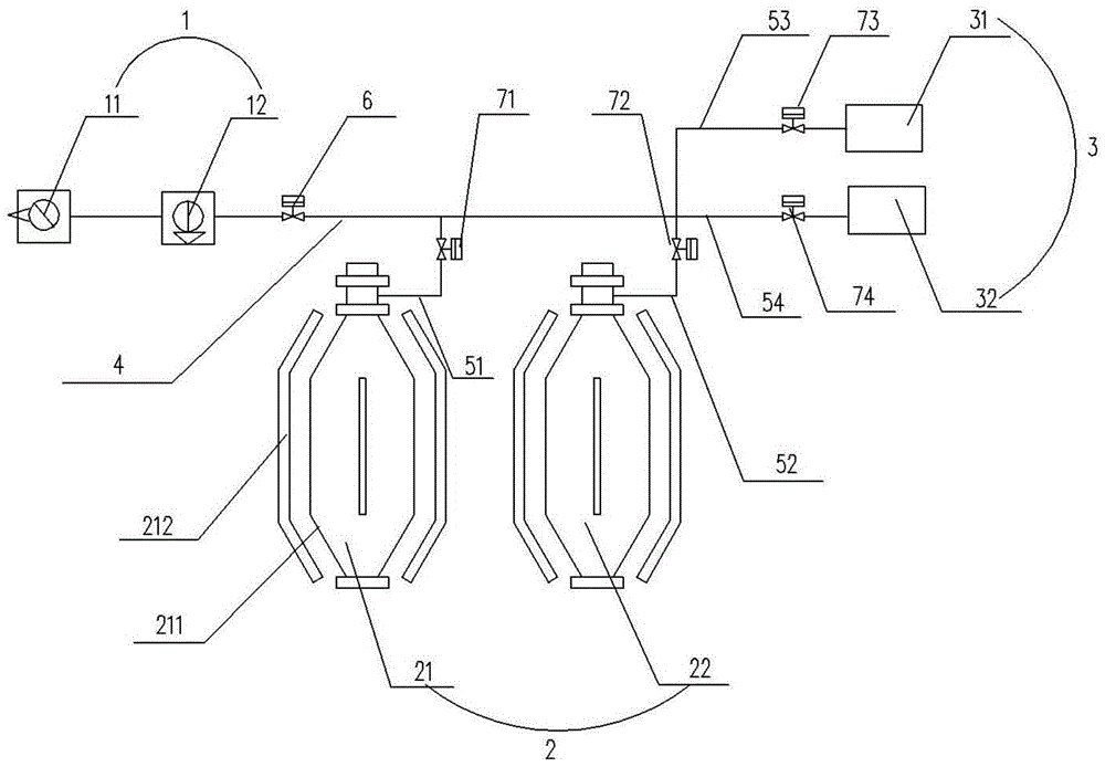 A rare earth permanent magnet material hydrogen resource recycling device and its application method