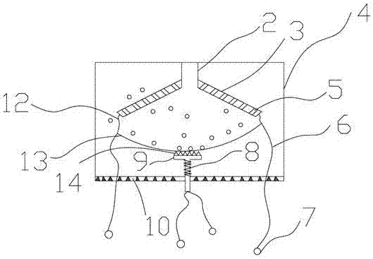 Device for improving vaccinating efficiency of fishes