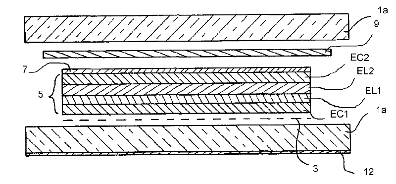 Electrochromic device with controlled infrared reflection