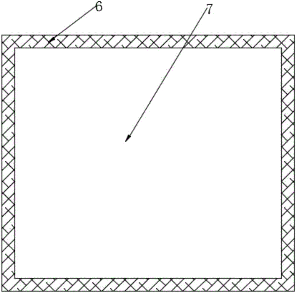 Empty wallpaper pasting decorative structure and construction method thereof