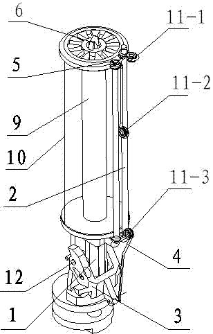 Large-capacity super-spun-yarn cursory spindle of high speed machine