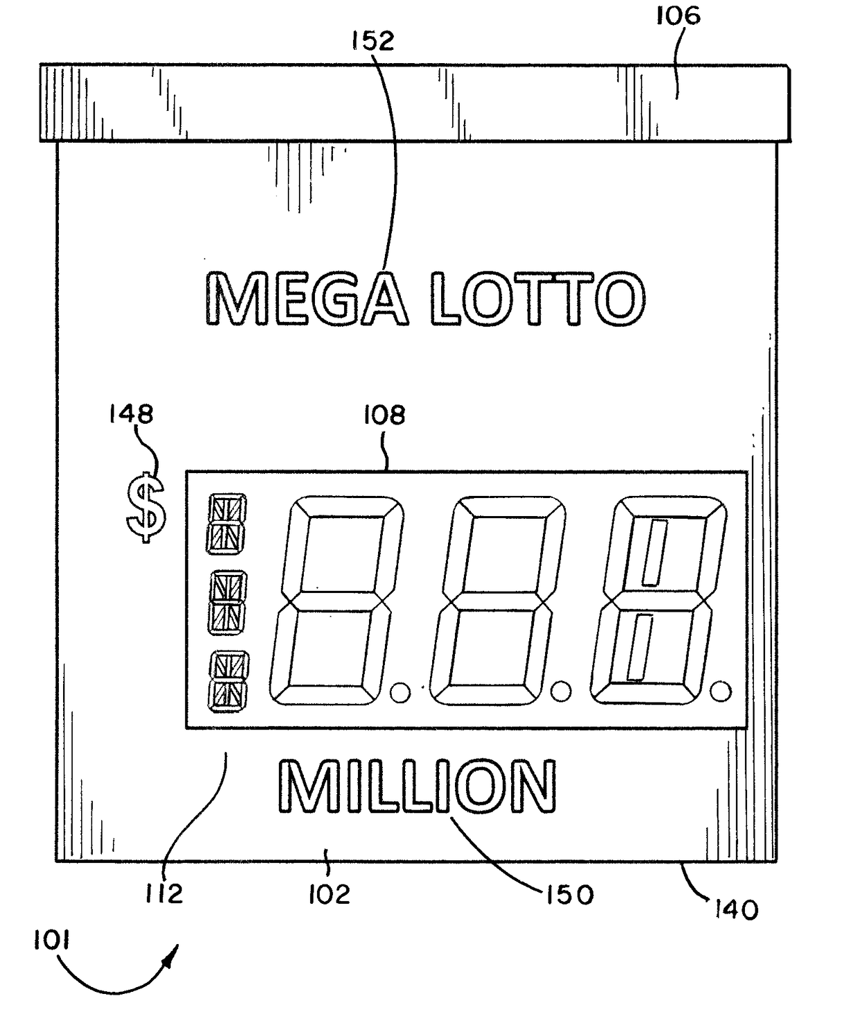 Lottery Signs For Displaying Lottery Jackpots Of Millions And Billions Of Dollars