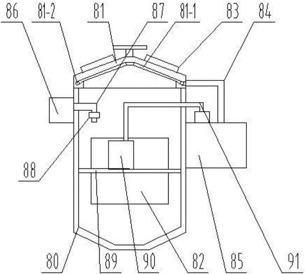 Crystallization reaction system of tenofovir production line