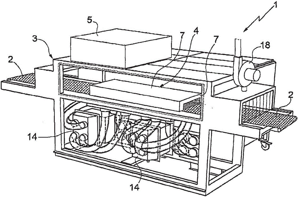 Apparatus And Method For Drying And/Or Treating Loose Food Products