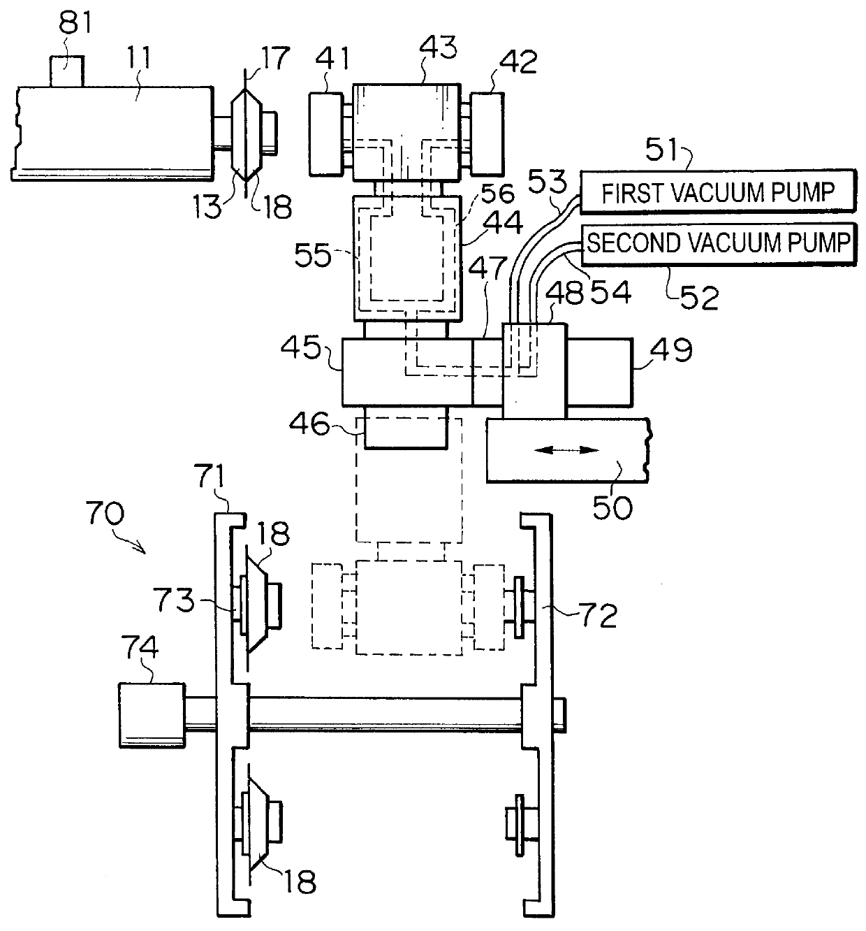 Automatic blade changing system