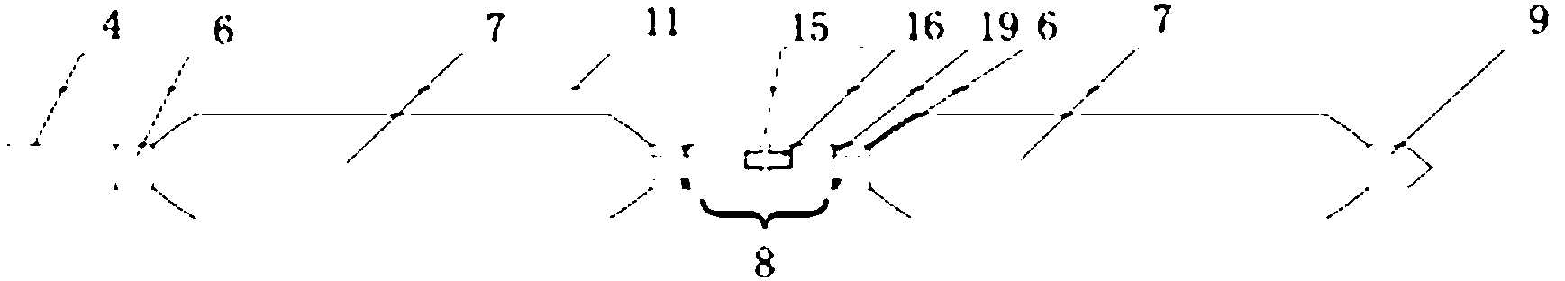 Segmental hydraulic fracturing coal seam pressure releasing device and method