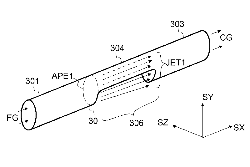 Method and device for gas cleaning