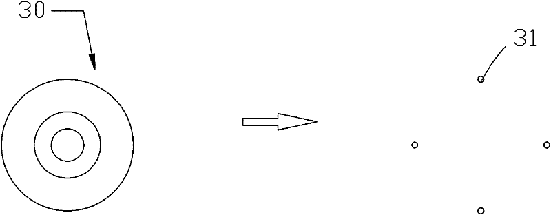 Method for mounting and positioning automobile glass accessory