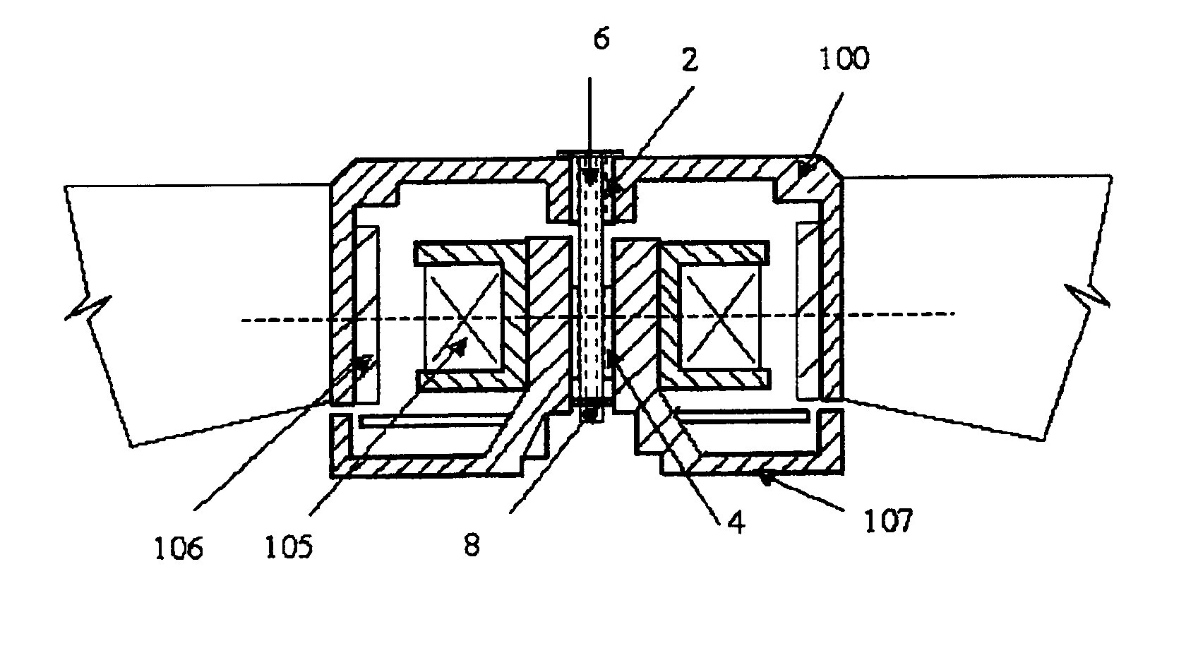 Rotation support of heat-dissipation fan