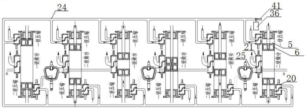 Swash plate type opposed piston two-stroke external combustion engine