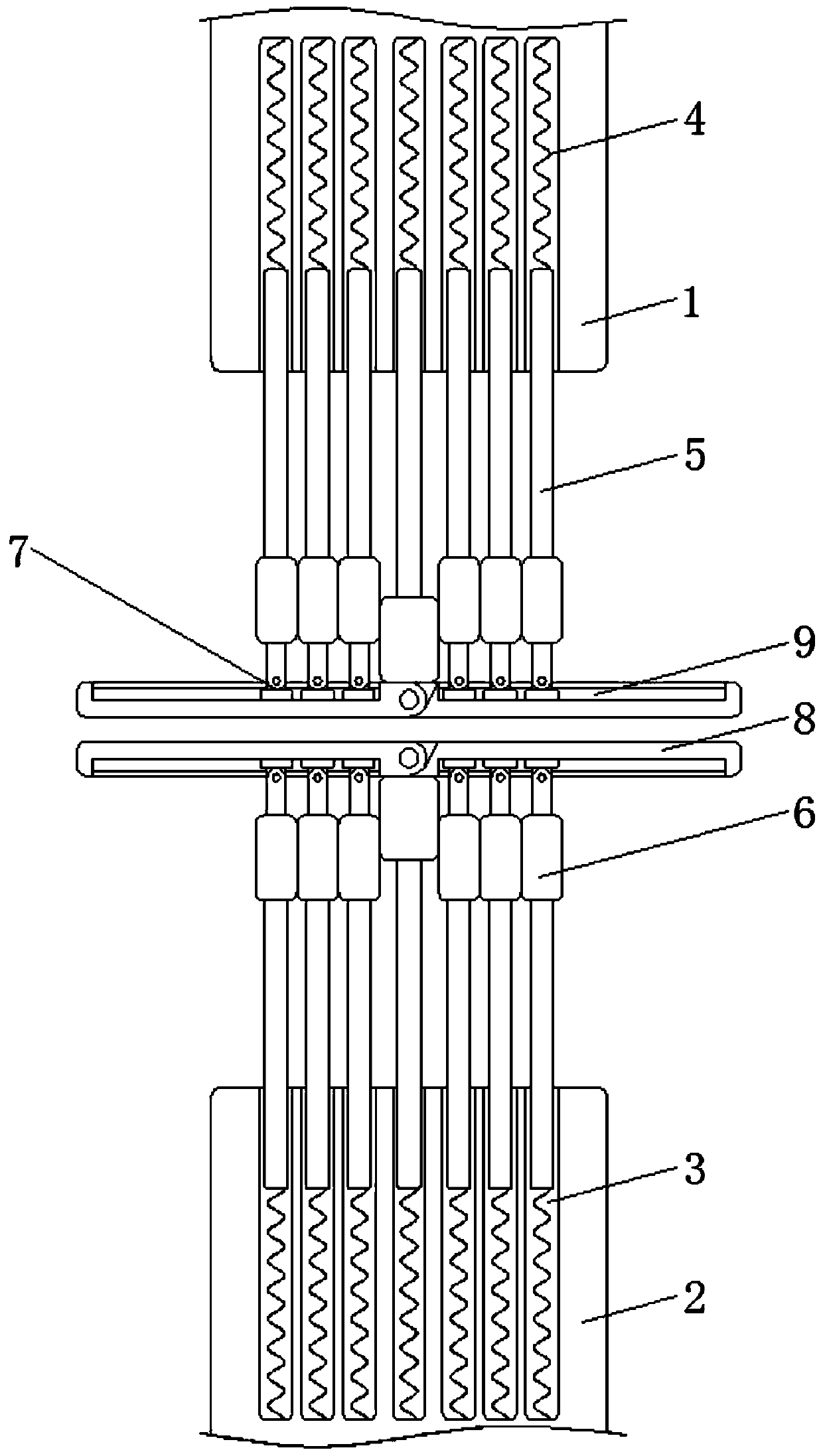 Die for bending machine and capable of changing any bending angle