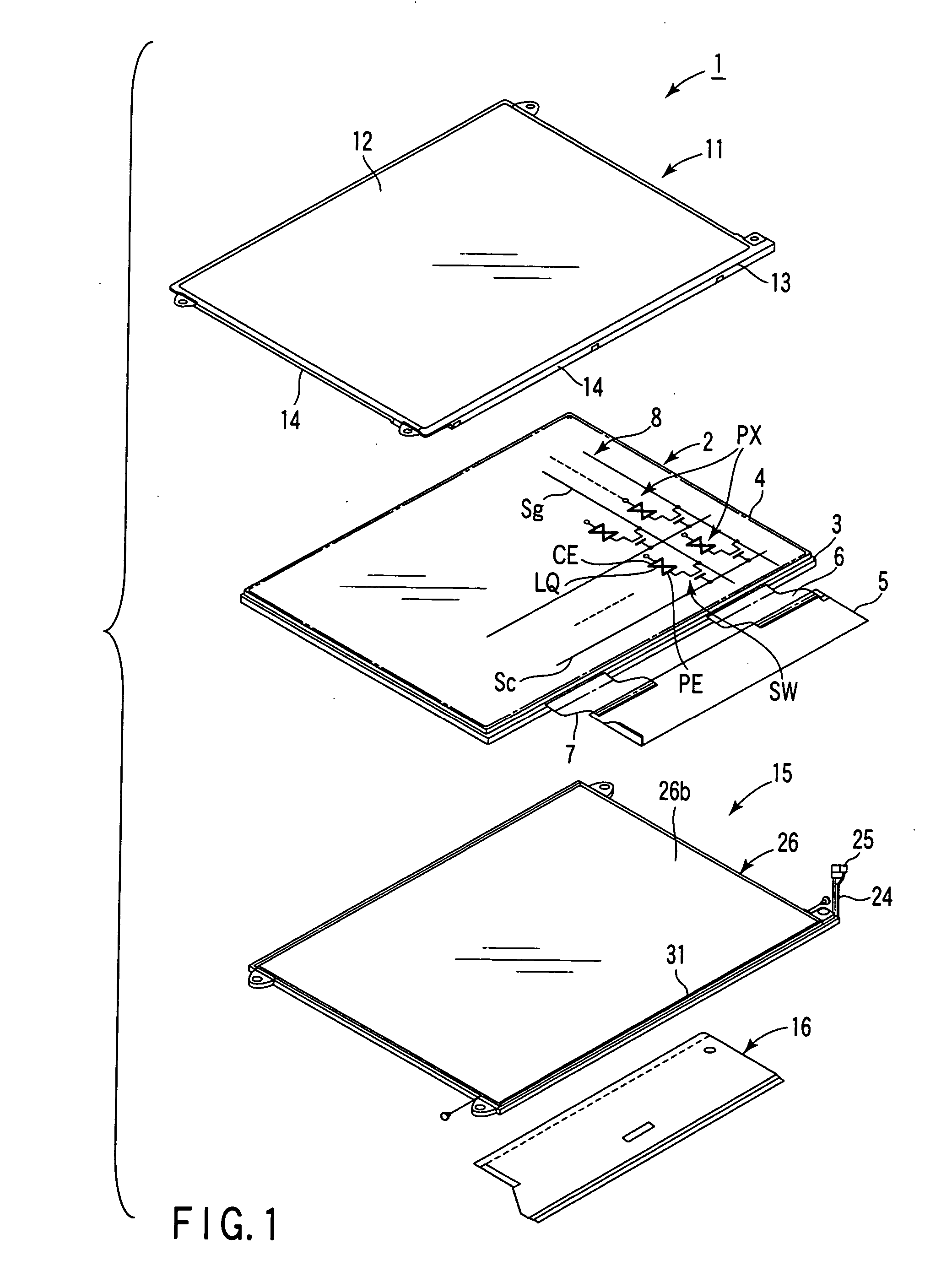 Area light source device and liquid crystal display apparatus