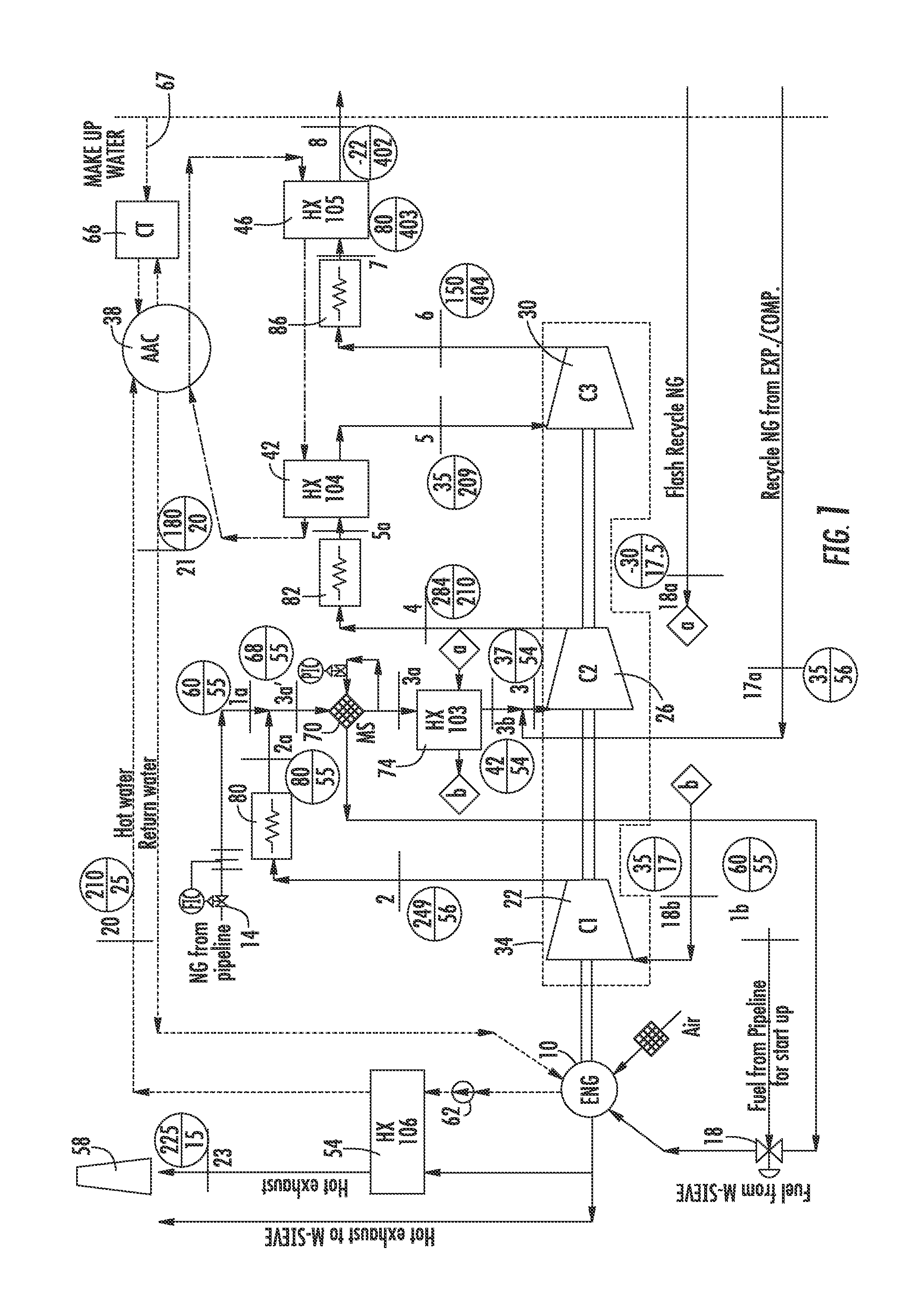 Method and system for the small-scale production of liquified natural gas (LNG) and cold compressed gas (CCNG) from low-pressure natural gas