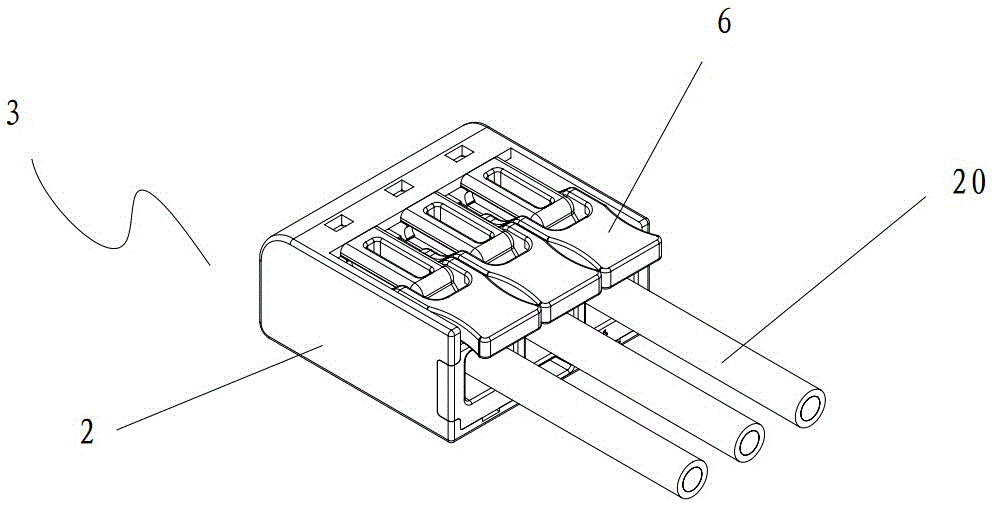 A plug-in terminal connector