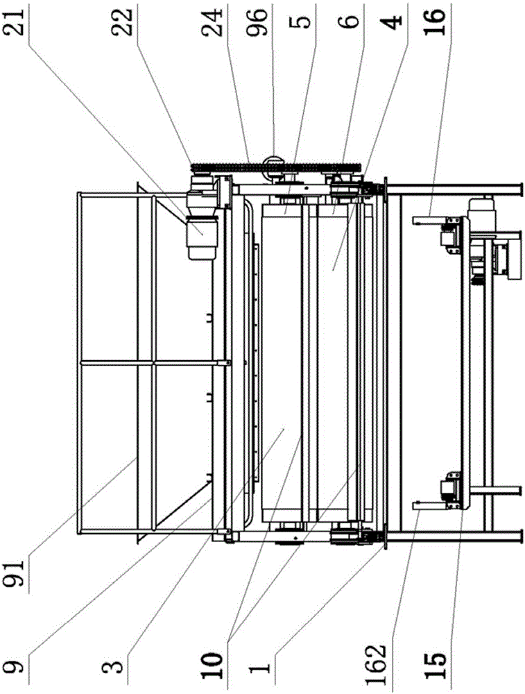 Belt-type fermented material sheeting and loading all-in-one machine