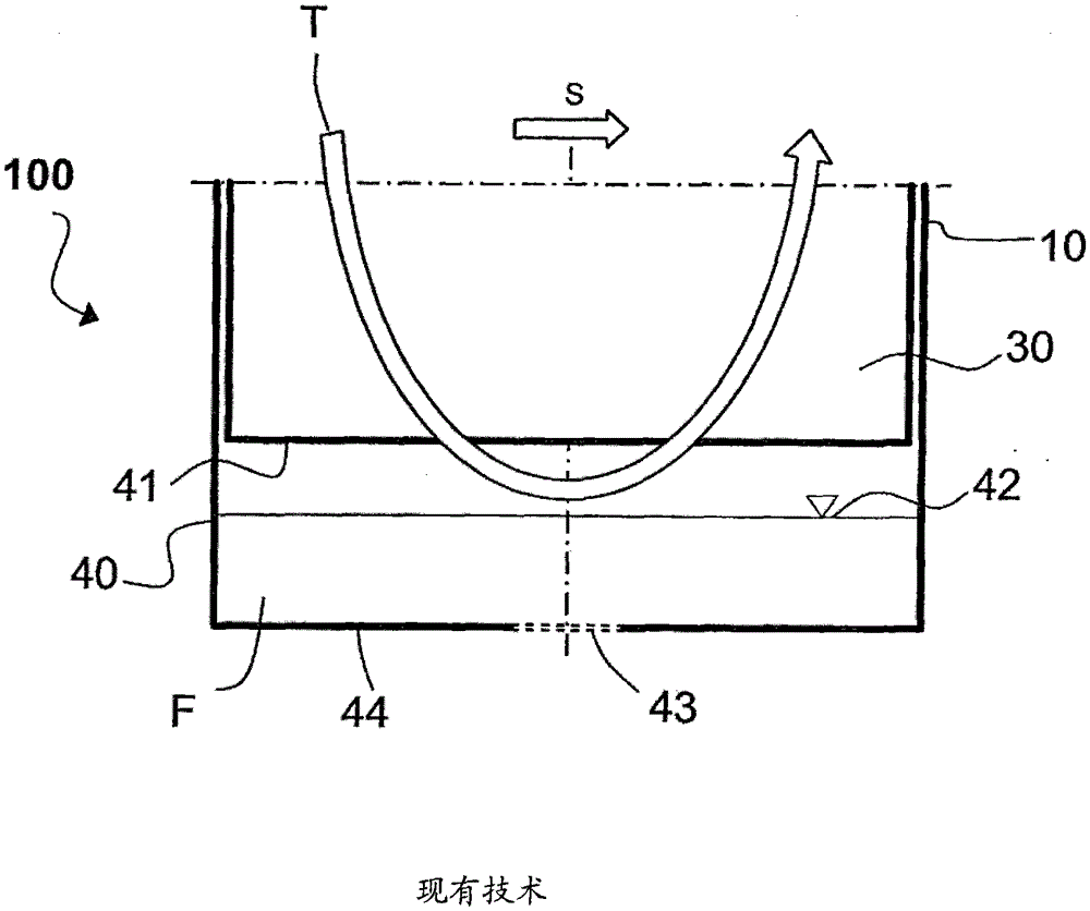 Lamellar separator with sump