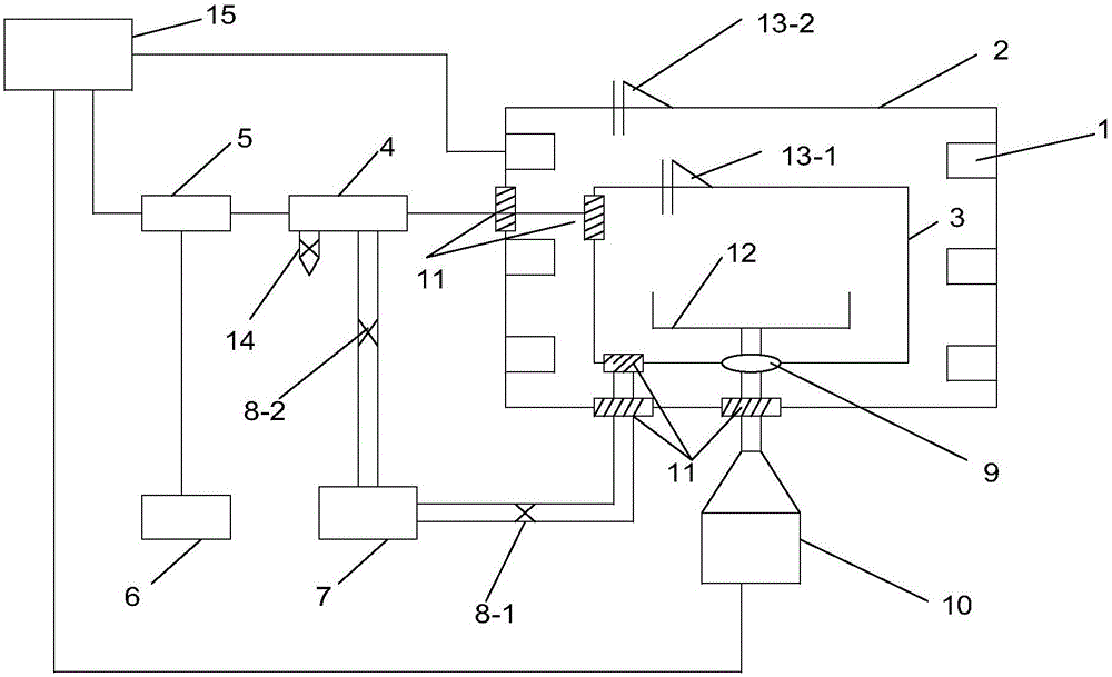 Microwave vacuum freeze drying equipment and material drying method