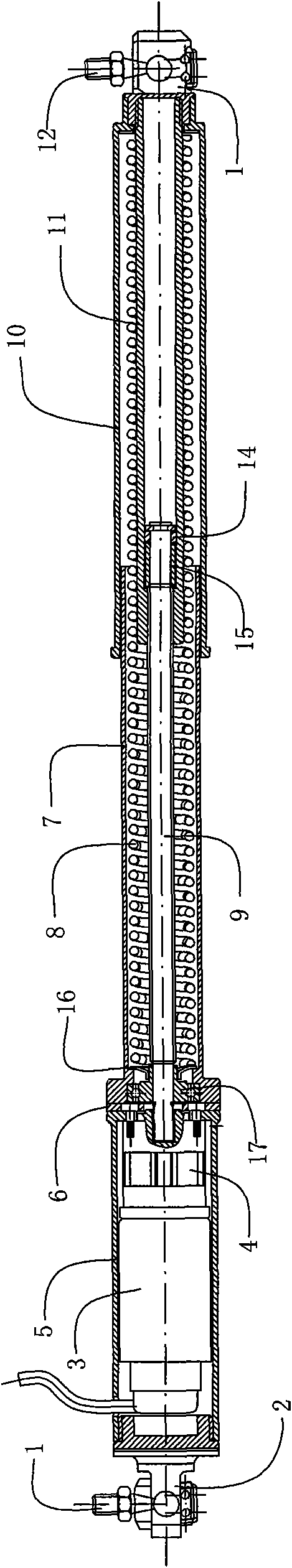 Automobile power back door driving mechanism