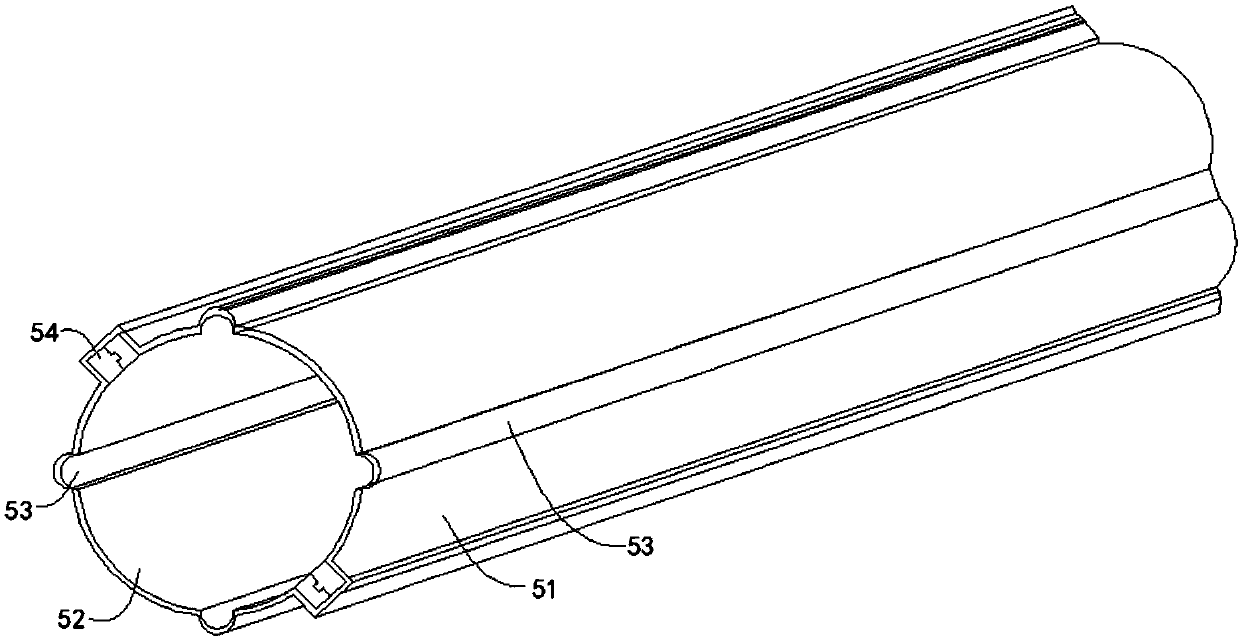 Multi-section reinforcement cage floor wall inclinometer pipe connection device and installation method