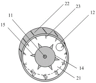 Bagged industrial garbage breaking and separating method