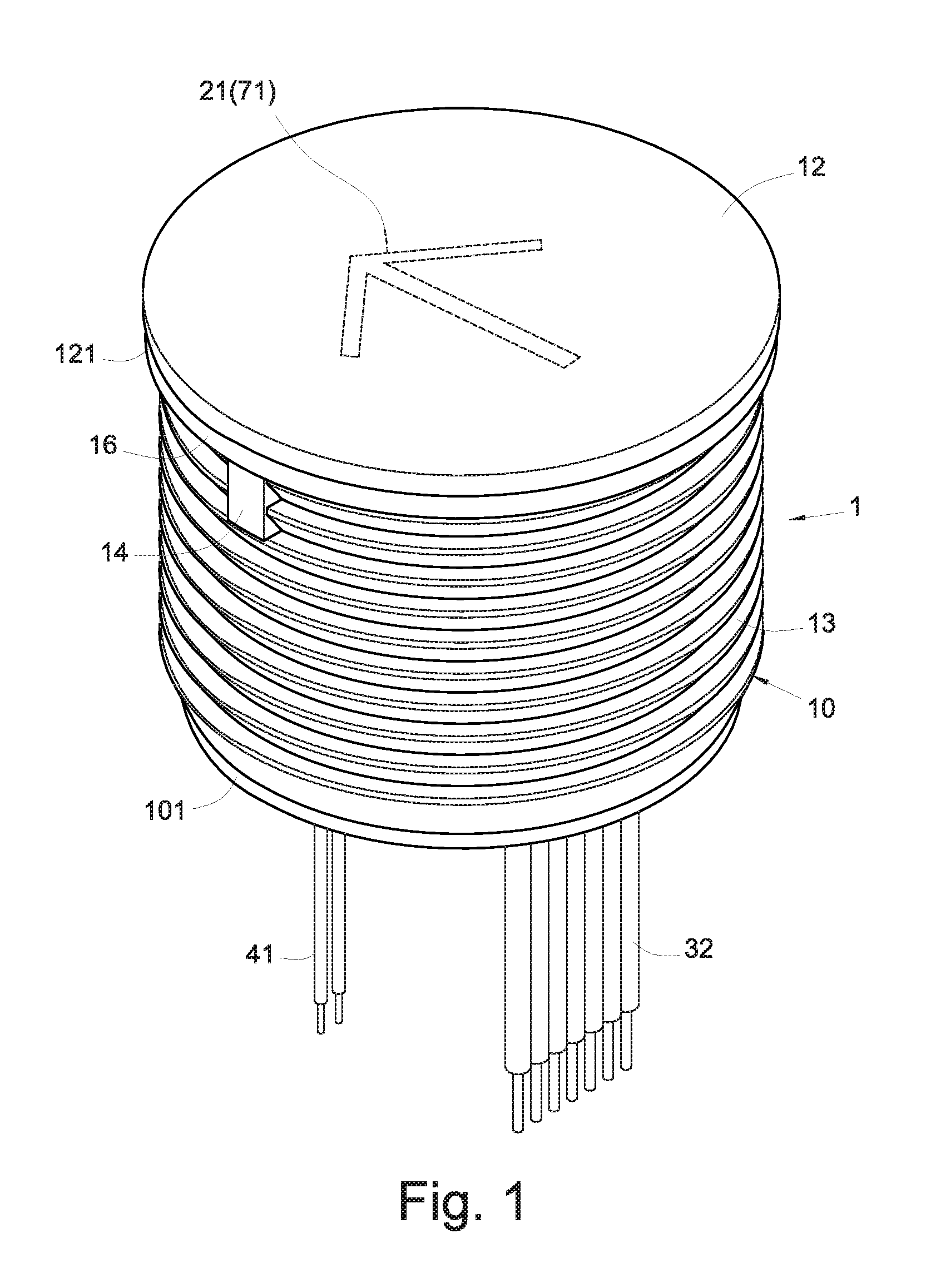 Switch-on/off vibrating alert device