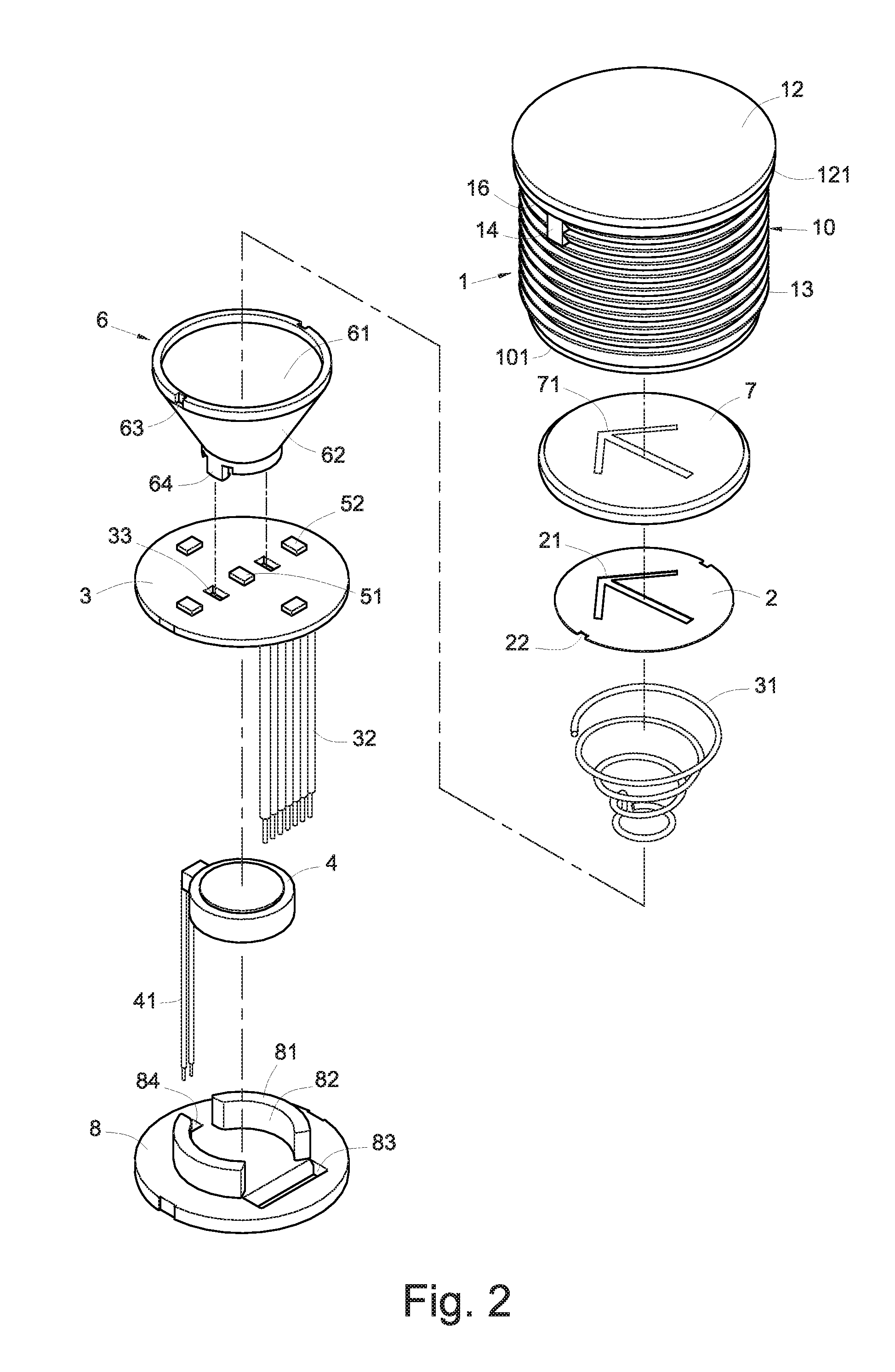 Switch-on/off vibrating alert device