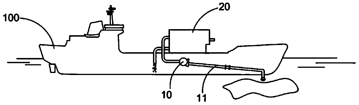 Leaked oil collecting and classifying device