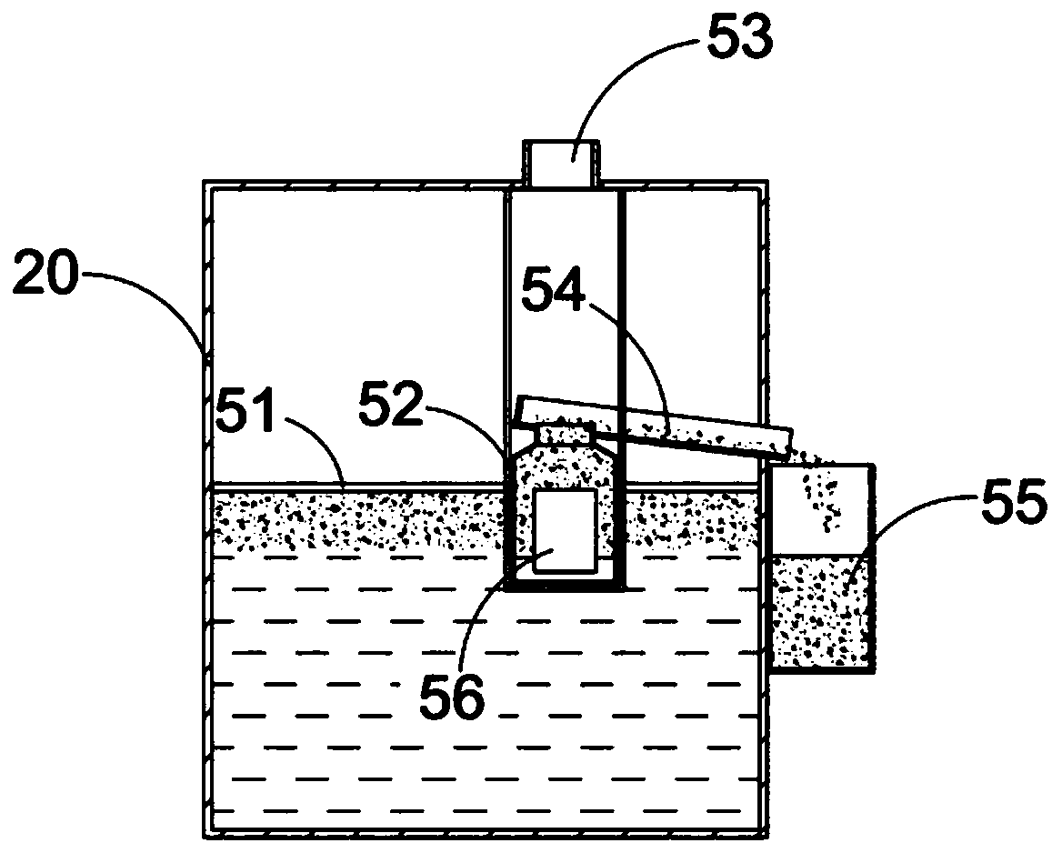 Leaked oil collecting and classifying device