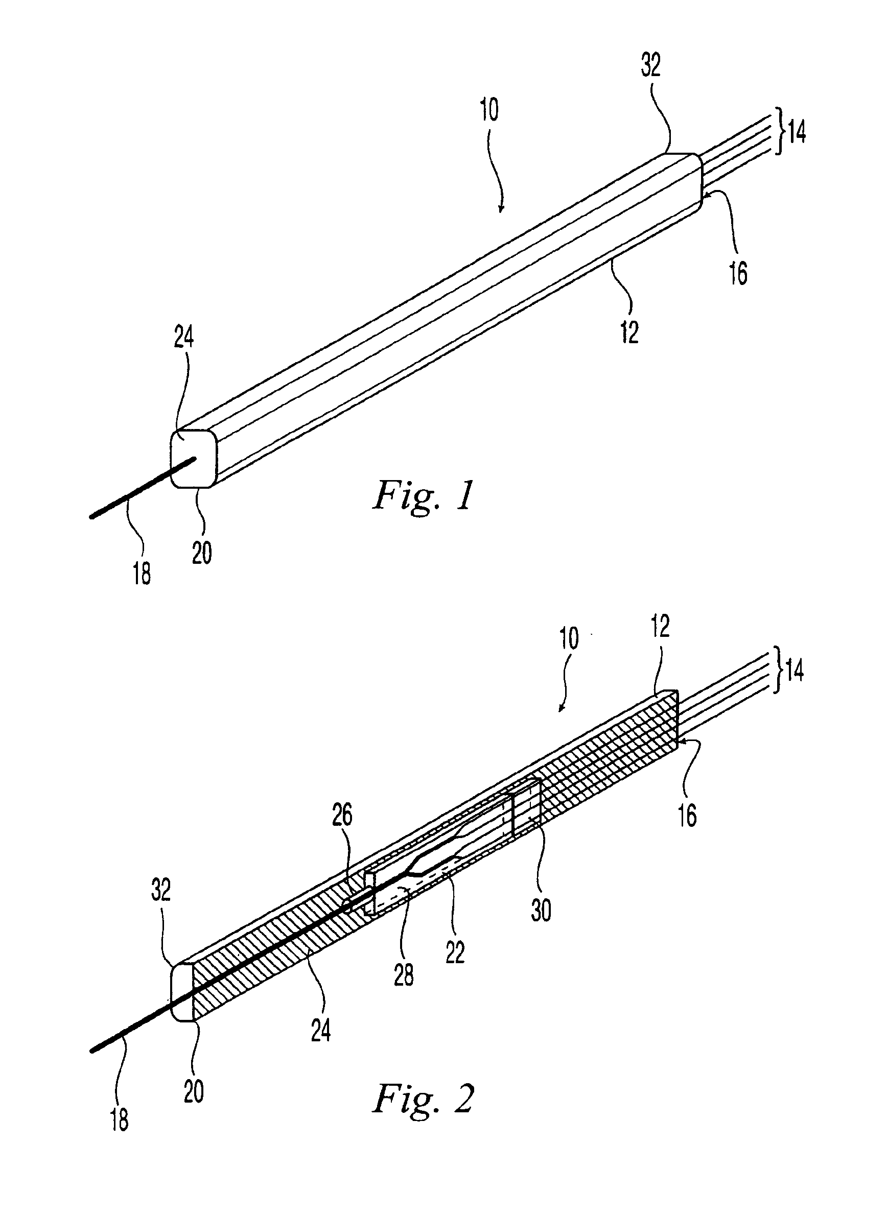 Fiber optic splitter package and method of manufacture