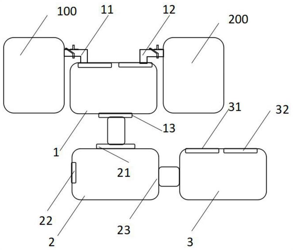 A production line for automatic preparation of anti-staining reagents