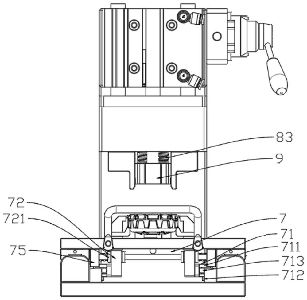 Inner gear ring press-fitting soft cushion device