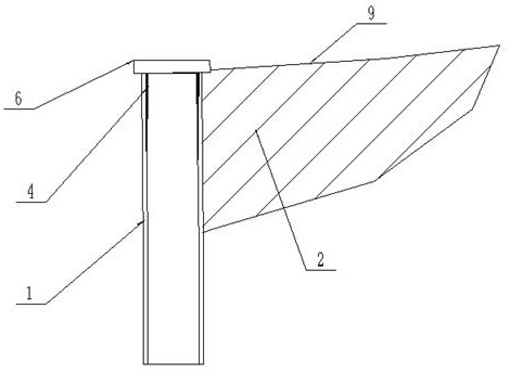 A construction method for anti-sliding piles in emergency rescue engineering after damage to pile holes