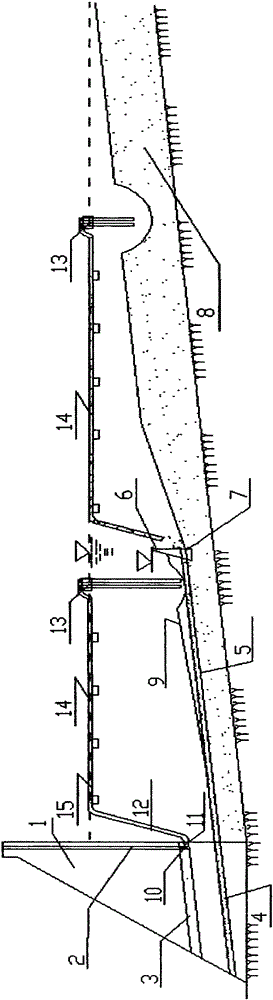 A silt reduction system for sandy river reservoirs