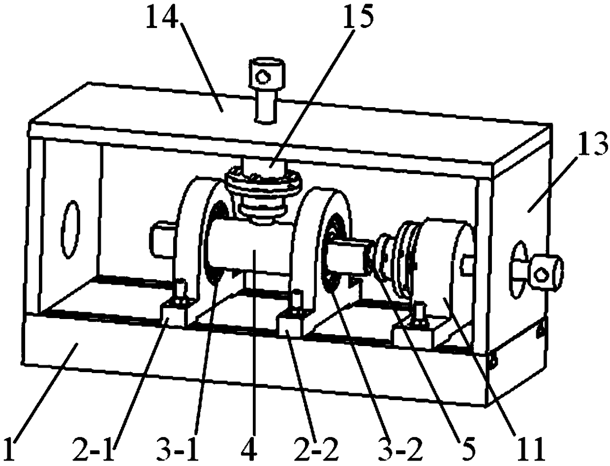 Device and method for measuring static characteristics of joint of rolling bearings