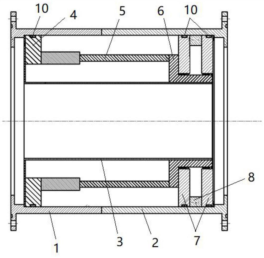 A low-impact space-joint electromagnetic sealing device