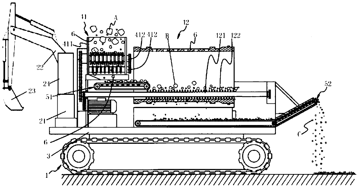 Method for improving miscellaneous fill and improving backfill quality of composite foundation