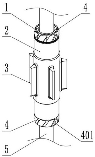 Annular speed-increasing cyclone for vertical well