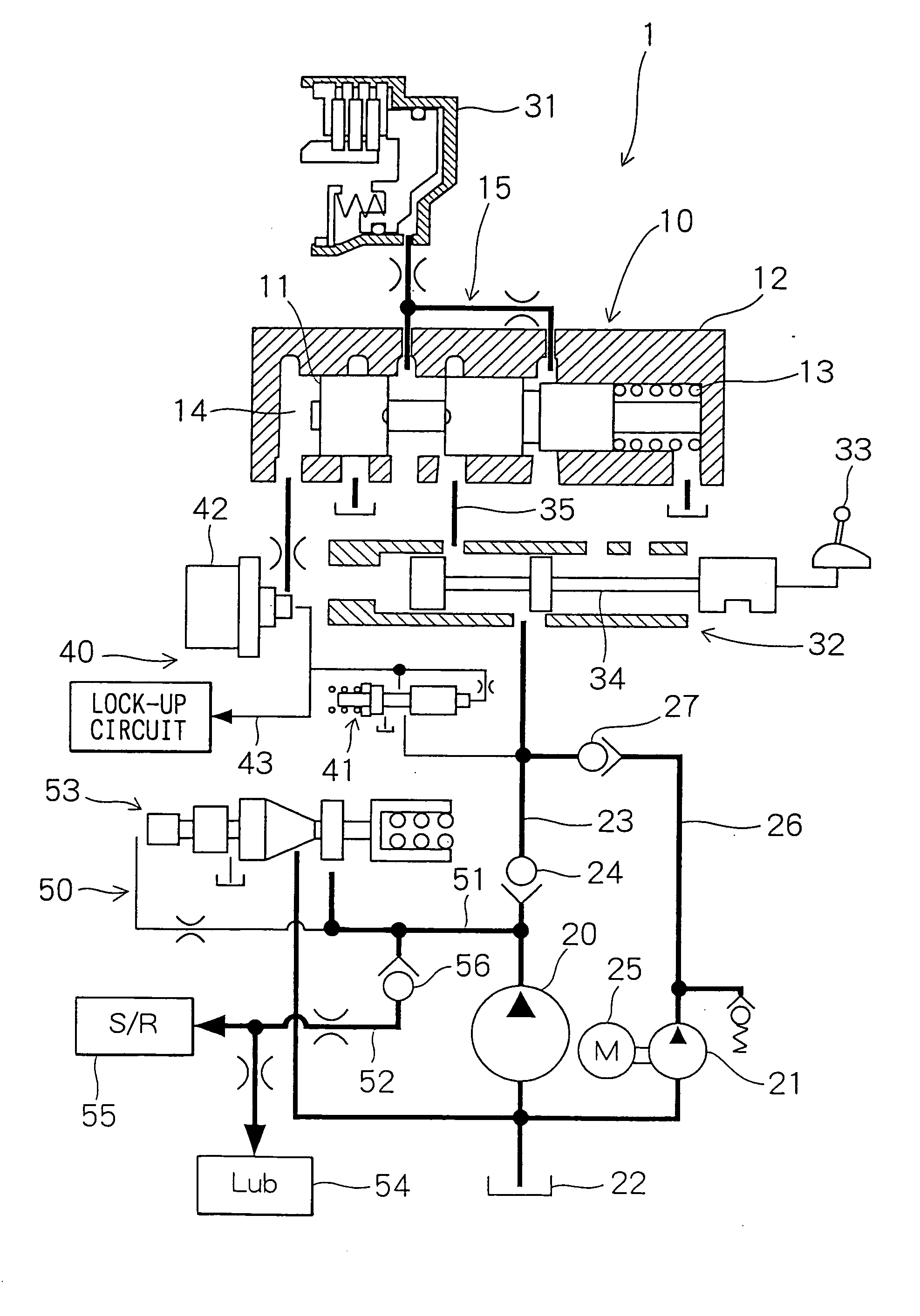 Driving force transmitting system