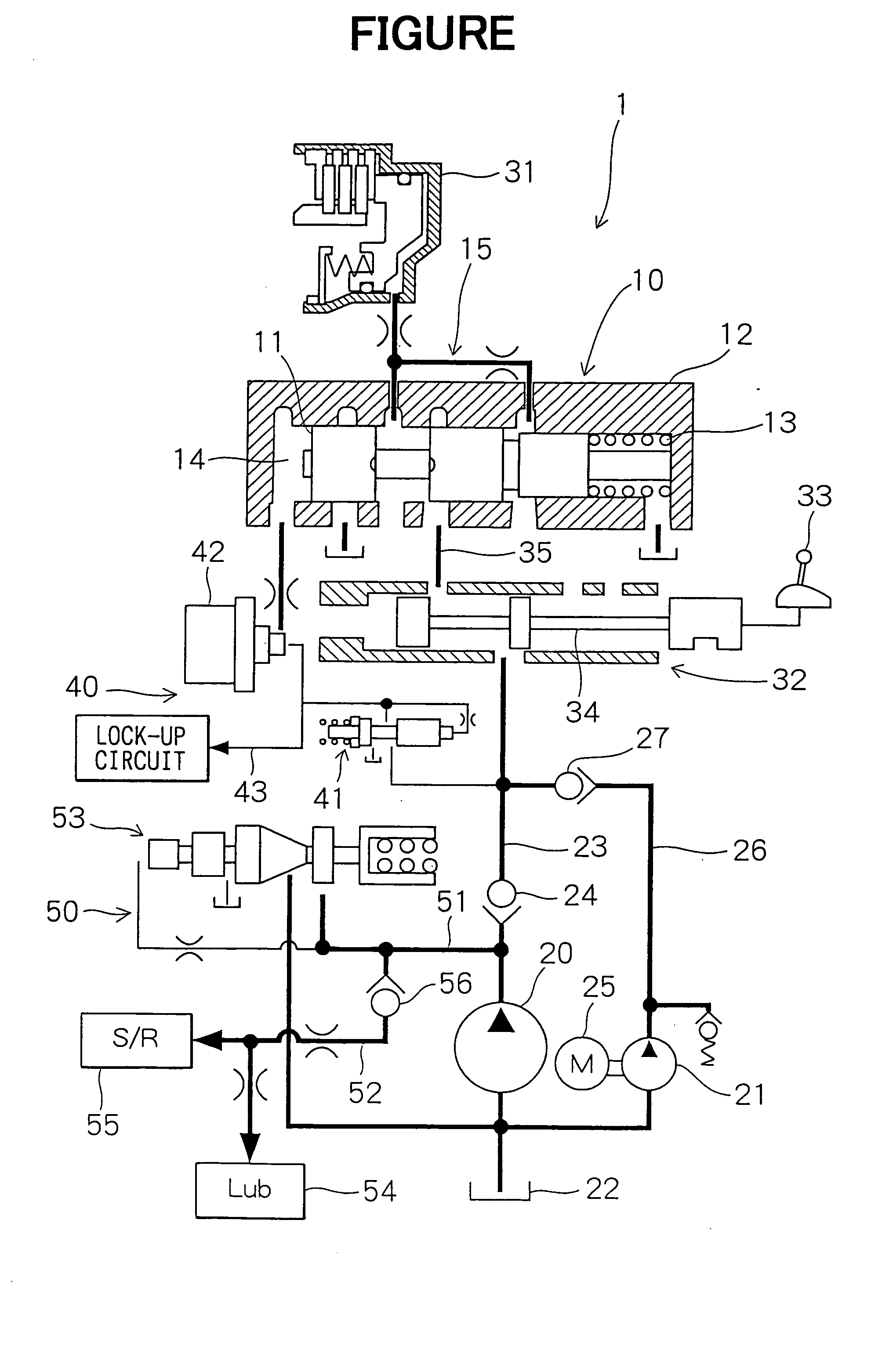 Driving force transmitting system