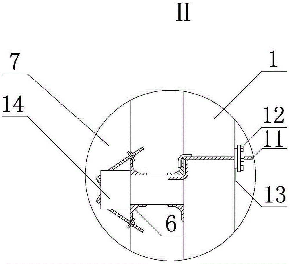 Open trench tunnel main structure tall side wall unilateral vertical mold and construction process thereof