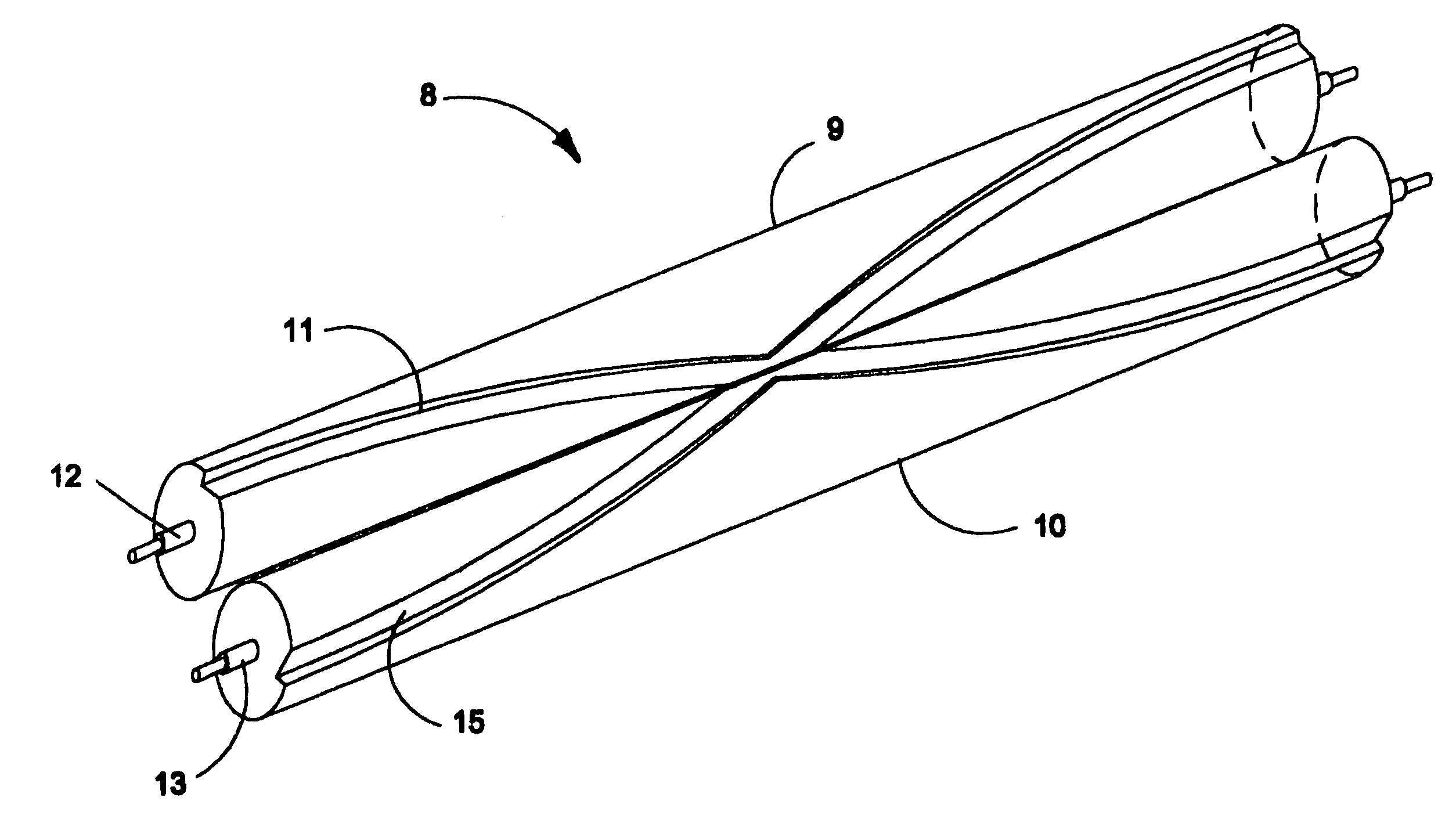 Groove design for precision rubber/urethane conditioning rolls