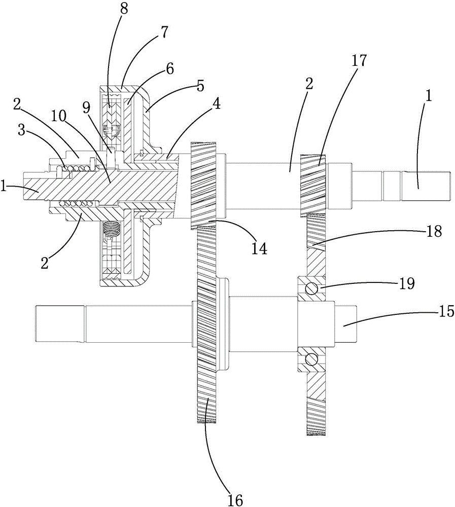 Transmission with torque control mechanism