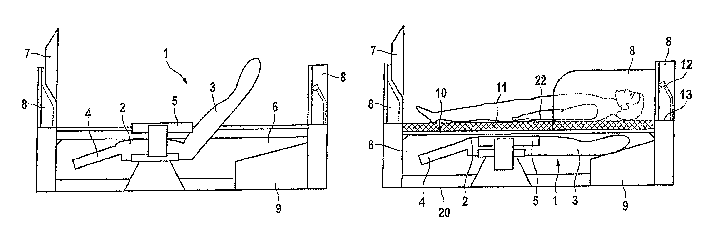 Seating and lying arrangement