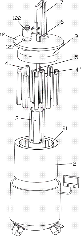 Cryopreserved box storage tank