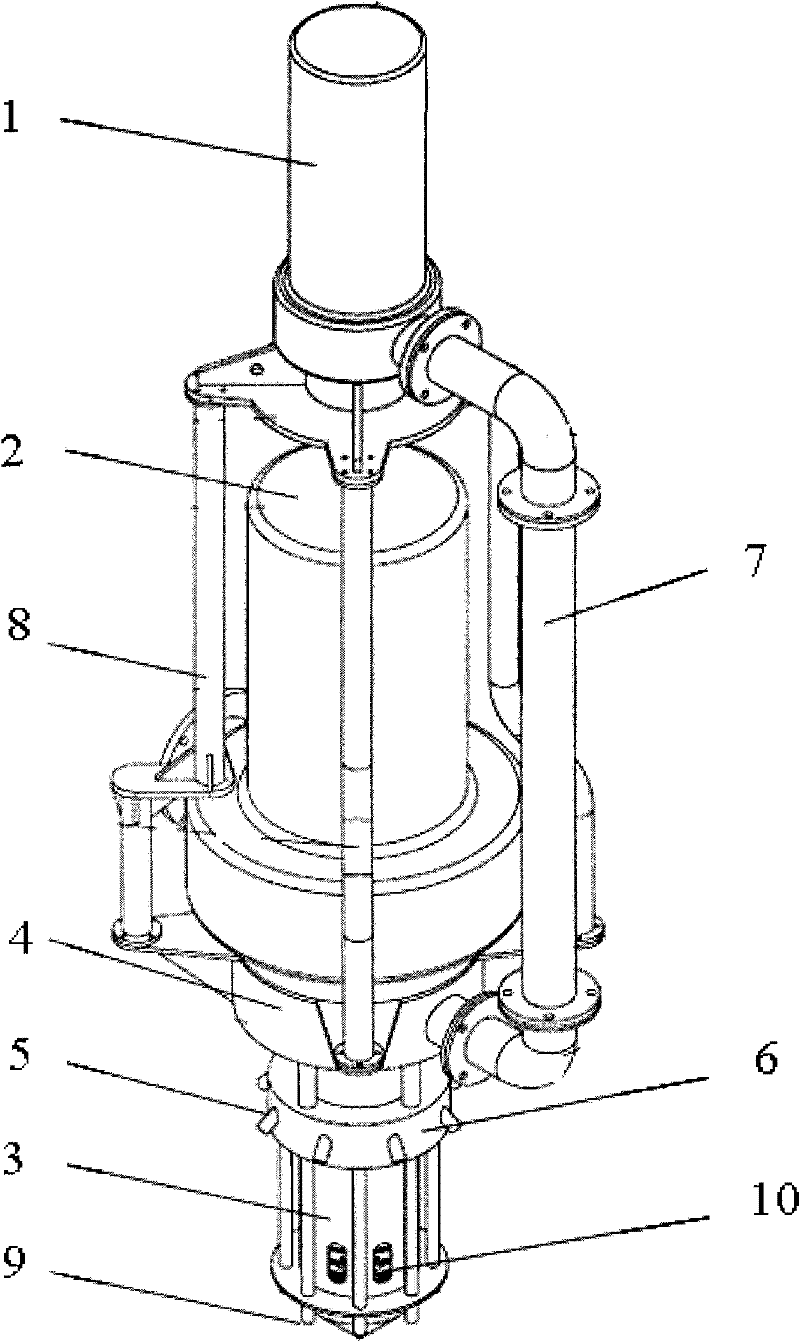 Dredging machine under wharf and dredging method thereof